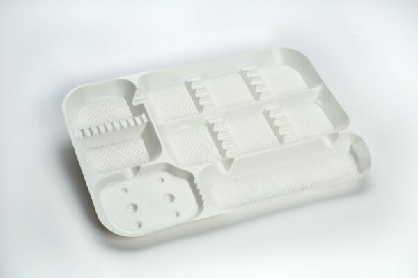 8" x 12" Sectioned Disposable Instrument Tray Liners